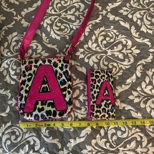 Matching “A” Justice Bag and Wallet Set